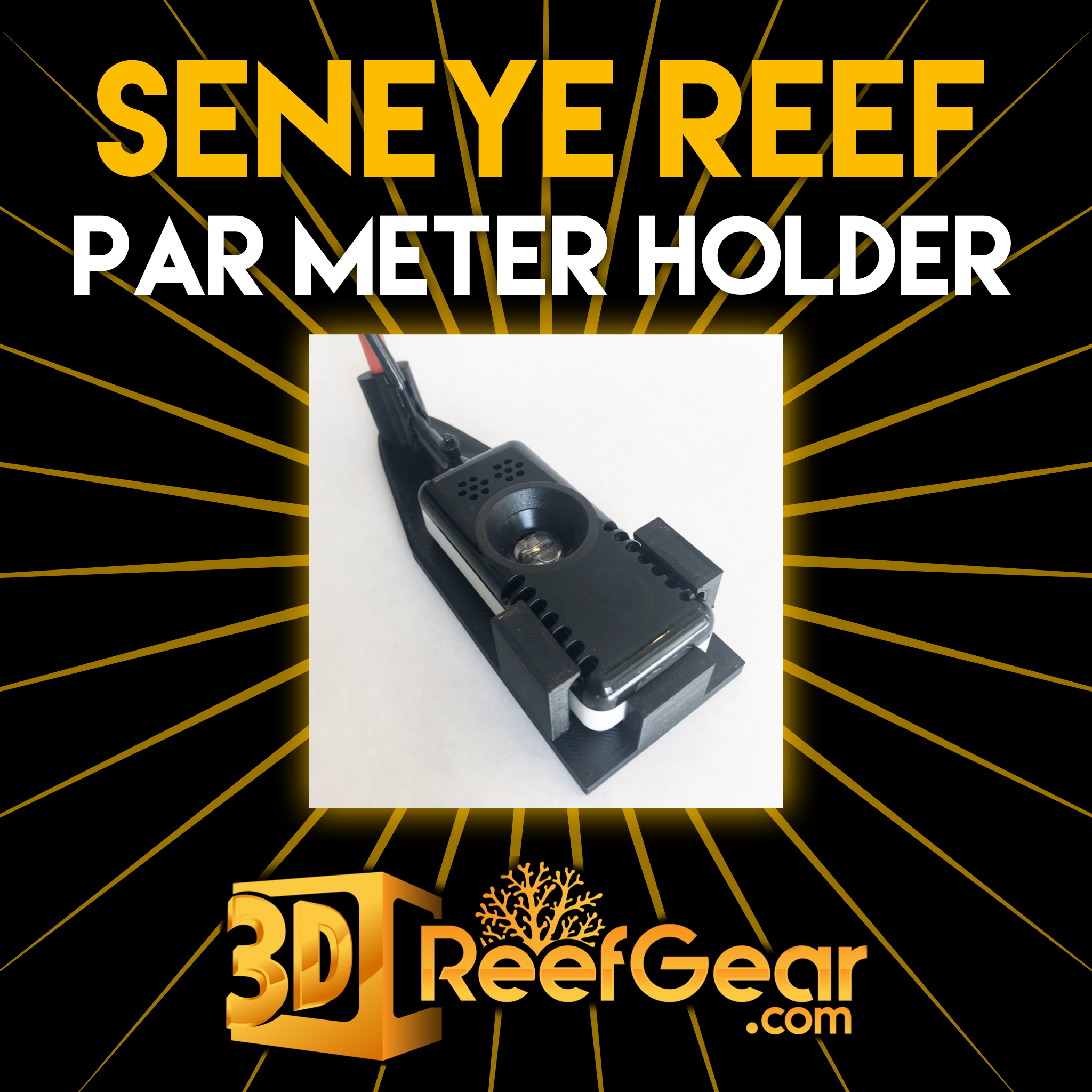 Seneye Reef Par Meter Holder - 3D Reef Gear